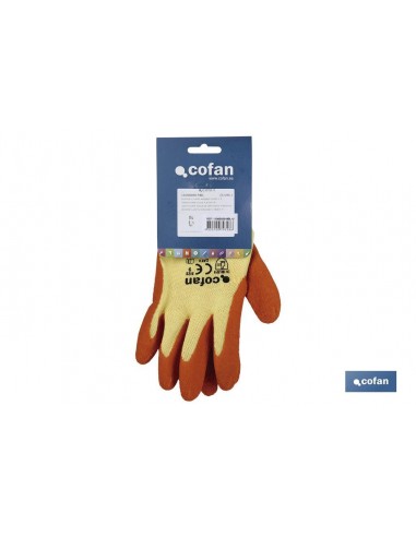 BLISTER G. LATEX RUGOSO NARANJA T-10