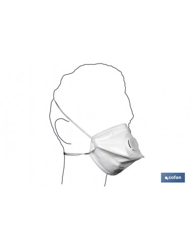 MASCARILLA CON VALVULA FFP2D
