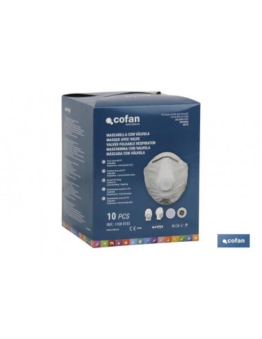 SET 2 MASCARILLAS C/VALVULA FFP2D