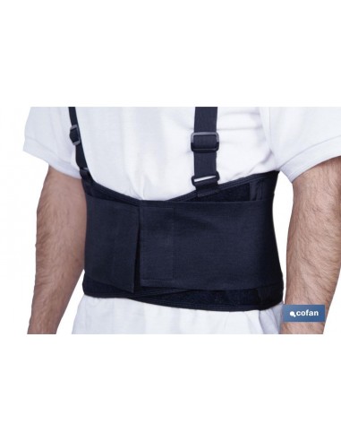 FAJA DE TRABAJO CON TIRANTES TALLA XXL