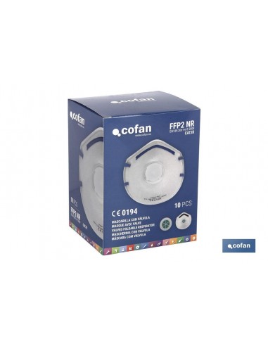 MASCARILLA PROTEC. C/VALVULA CE FFP2 NR