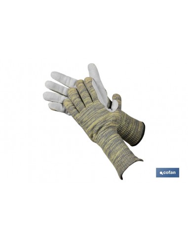GUANTE ANTICORTE 35CMS C/REFUERZO T-10