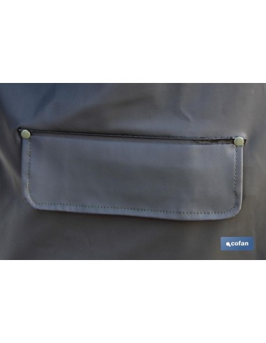 ABRIGO LARGO DE LLUVIA VERDE PU/PVC...