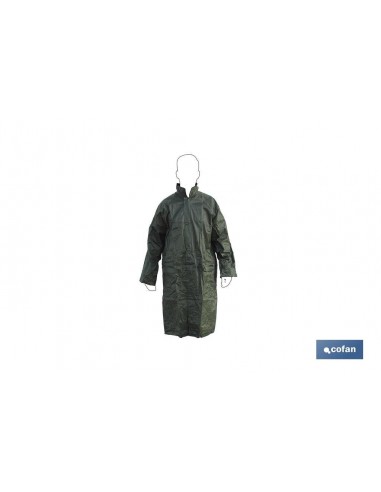 ABRIGO DE LLUVIA VERDE POLIESTER/PVC...