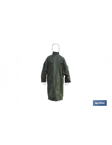 ABRIGO DE LLUVIA VERDE POLIESTER/PVC...