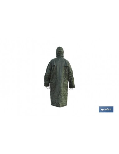 ABRIGO DE LLUVIA VERDE POLIESTER/PVC...