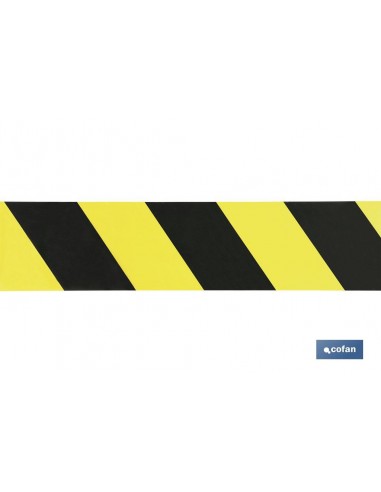 CINTA BALIZAM. AMARILLA/NEGRA 80MM X...