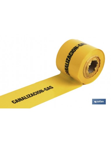 CINTA BALIZ. CANALIZACION GAS...