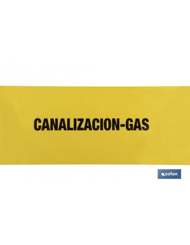 CINTA BALIZ. CANALIZACION GAS...