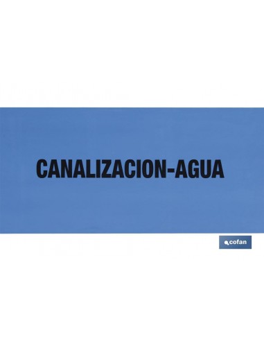 CINTA BALIZ. CANALIZACION AGUA...