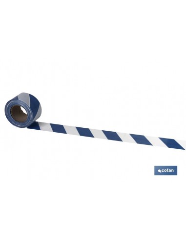 CINTA BALIZAM. AZUL/BLANCA  80MM X...
