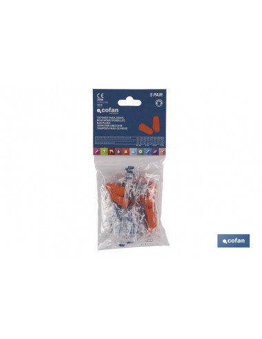 PACK 50 TAPONES (25 par) OIDOS  PU SNR36