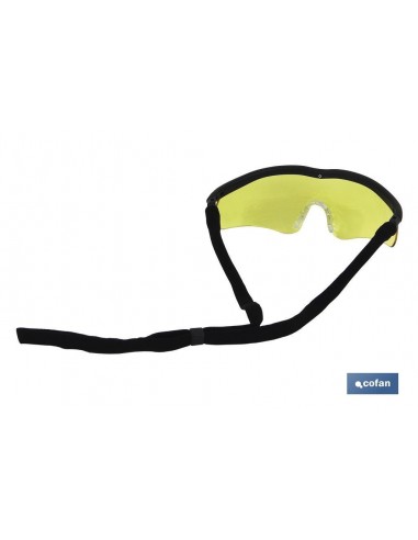 GAFAS SEGURIDAD SPORT AMBAR UV...