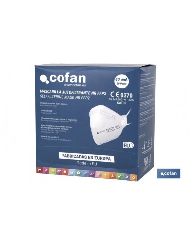 PACK 2 MASCARILLAS FFP2 NR AJUSTE EN...