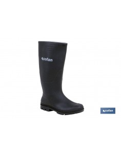 BOTA ALTA DE AGUA PVC NEGRA...