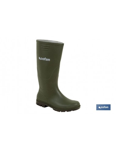 BOTA ALTA DE AGUA PVC VERDE TALLA 48