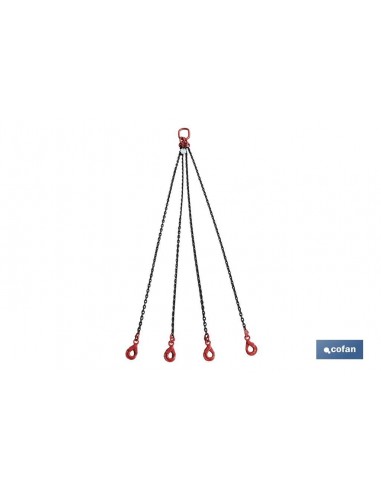 PULPO CADENA 8mm. Gº80  4Rx4M