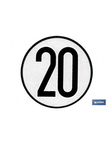 PLACA DE VELOCIDAD HOMOLOGADA 20