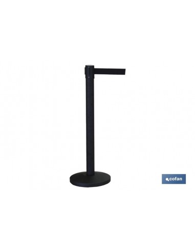 POSTE CINTA EXTENSIBLE NEGRA 2100 mm