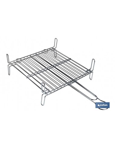 PARRILLA DOBLE ZINCADO 45x45cm