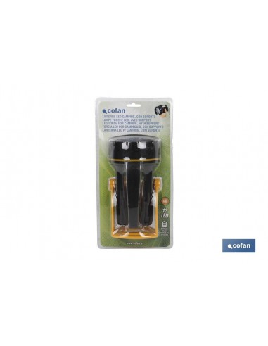 LINTERNA LED CAMPING EN ABS Y GOMA