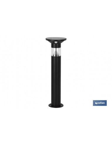 BALIZA LED SOLAR CON SENSOR GRIS 3W...