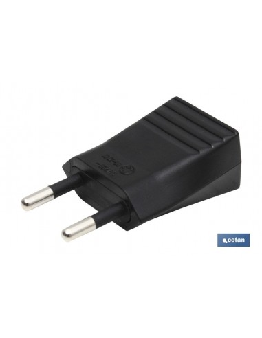 CLAVIJA BIPOLAR NEGRO (10A-250V)