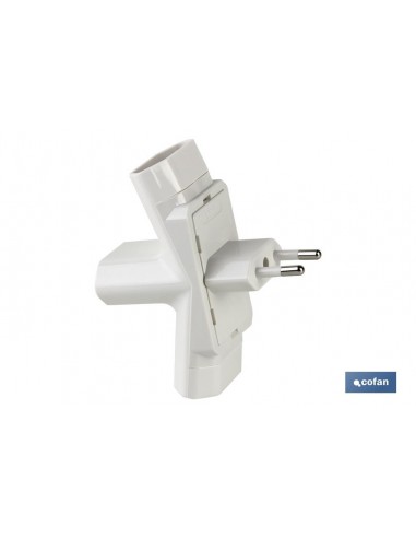 ADAPTADOR MULTIVIA 3 VIAS (10A-250V)