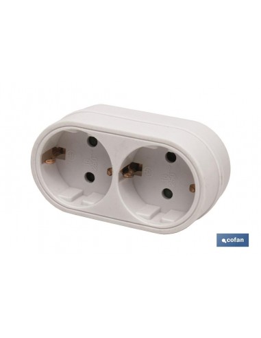 ADAPTADOR 2 VIAS FRONTAL SCHUKO (3.500W)
