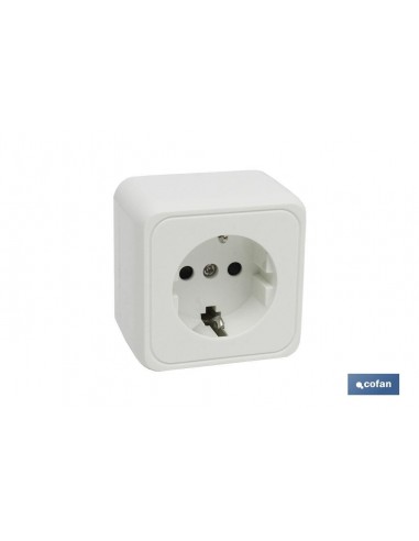 BASE CUADRADA SUPERFICIE +T.T.(16A-250V)