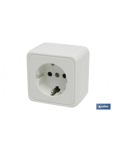 BASE CUADRADA SUPERFICIE +T.T.(16A-250V)