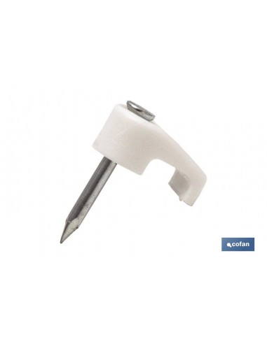 BL 8 UDS GRAPA PLÁSTICO PLANO 7,3X4,1MM