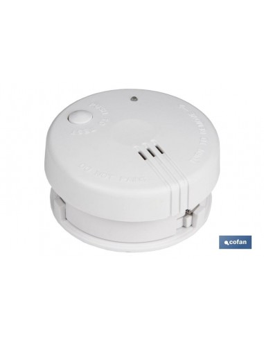 DETECTOR MINI DE HUMOS CON ALARMA SONIDO