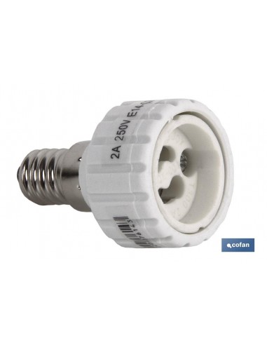 PORTALAMPARAS ADAPTADOR E14 - GU10