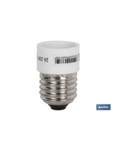 PORTALAMPARAS ADAPTADOR E27...
