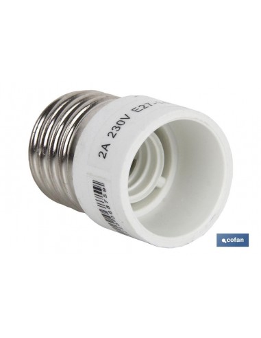 PORTALAMPARAS ADAPTADOR E27 - E14