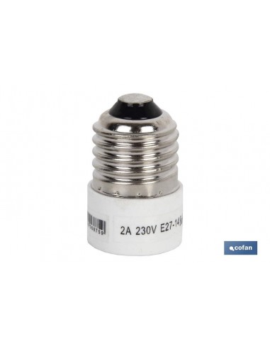PORTALAMPARAS ADAPTADOR E27 - E14