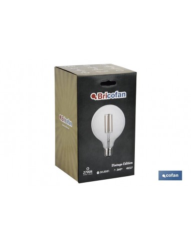 BOMBILLA LED GLOBO CLARO E27 4W 380LM...