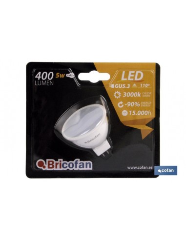 LÁMPARA LED COB 5 W GU-53 400 LM 4000 K