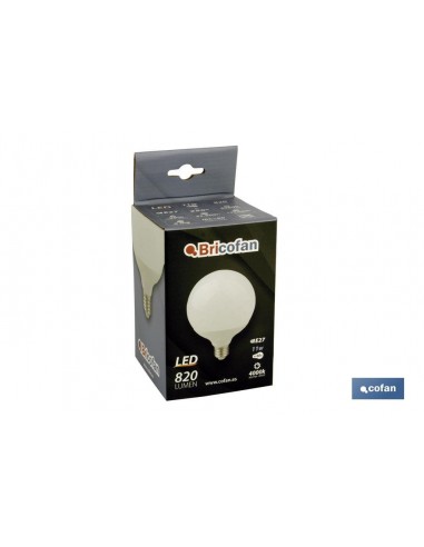 BOMBILLA GLOBO 9,5 W E27 806 LM 4000 K