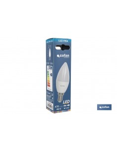 BOMBILLA LED 8W VELA E14... 2