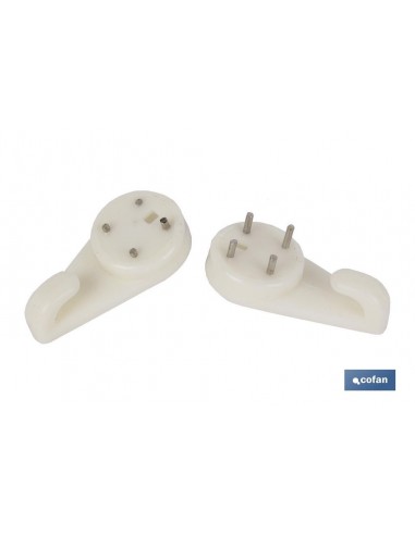BL 2 UDS CUELGACUADROS 30MM