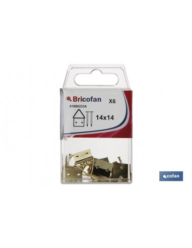 BL 5 UDS CUELGACUADROS 16 X 16MM