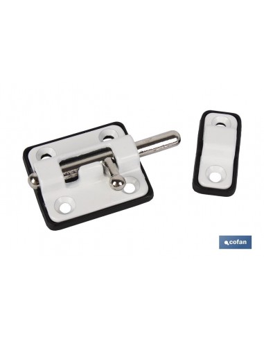 PASADOR BASE PLASTICO BLANCO 50MM