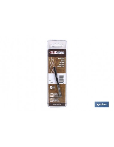 BL 1 UDS BROCA 3 PUNTAS BRICOFAN 7 mm
