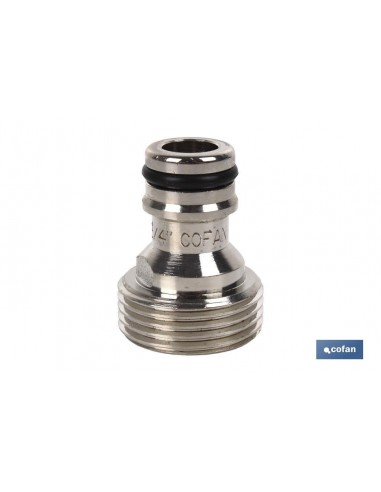 ADAPTADOR LATÓN ROSCA MACHO 3/4