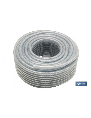 MANGUERA PVC CRISTAL C/REFUERZO...