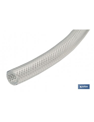 MANGUERA PVC CRISTAL C/REFUERZO...