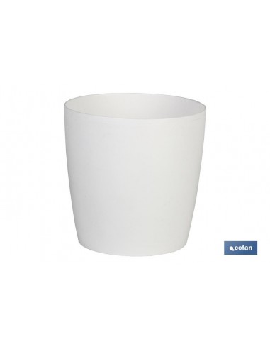 MACETA CAMELIA COLOR BLANCO 18X17.8cm