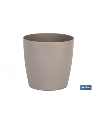 MACETA CAMELIA COLOR CREMA 35X33CM